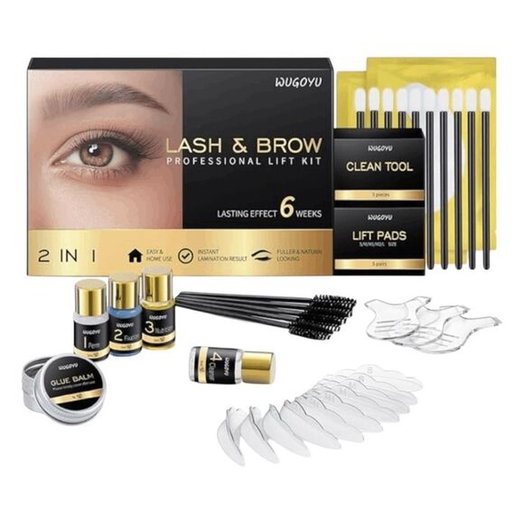 Wugoyu Lash & Brow Professional Eyelash Lift Kit Eyebrow Lamination Kit - Picture 1 of 7